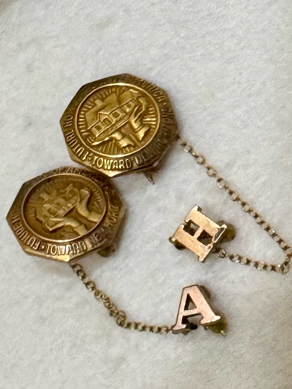 2pc LGB 10K GF FHA Pins A & H Guard Lot
